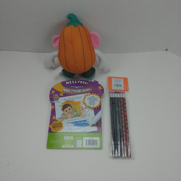 Halloween Lot of 3 Potato Head, Pencils, Imagine Ink Sticker Book - Picture 3 of 3
